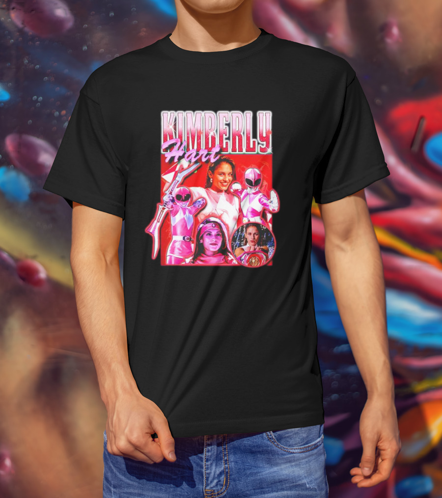 Kimberly Hart Mighty Morphin Pink Ranger Power T-Shirt