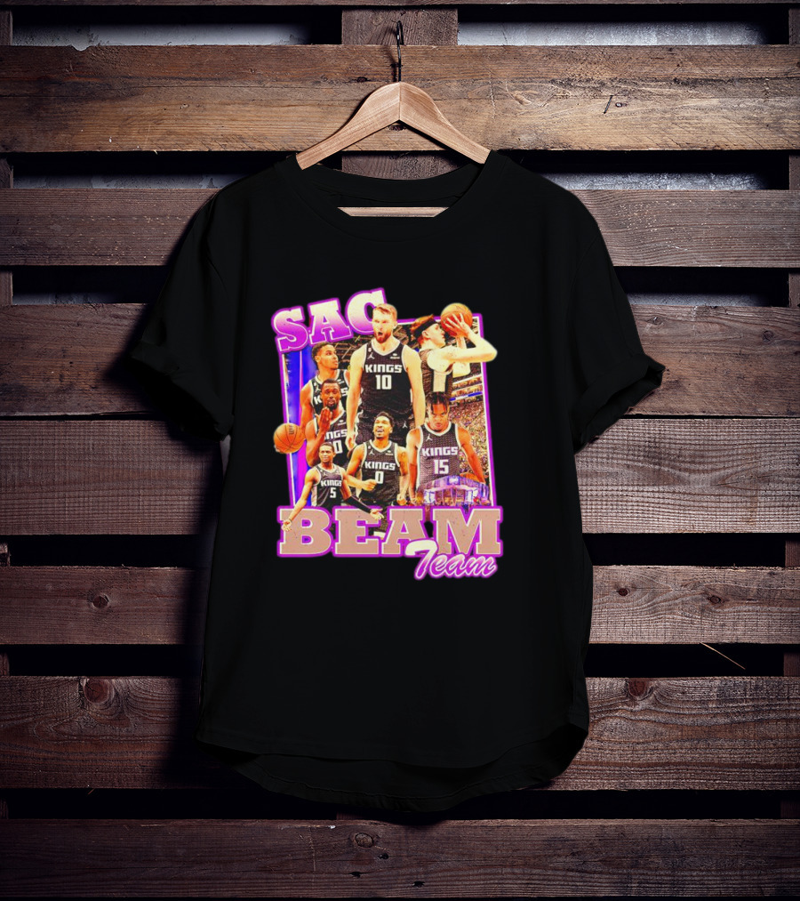 Sacramento Kings Sac Beam Team Basketball Players T-Shirt