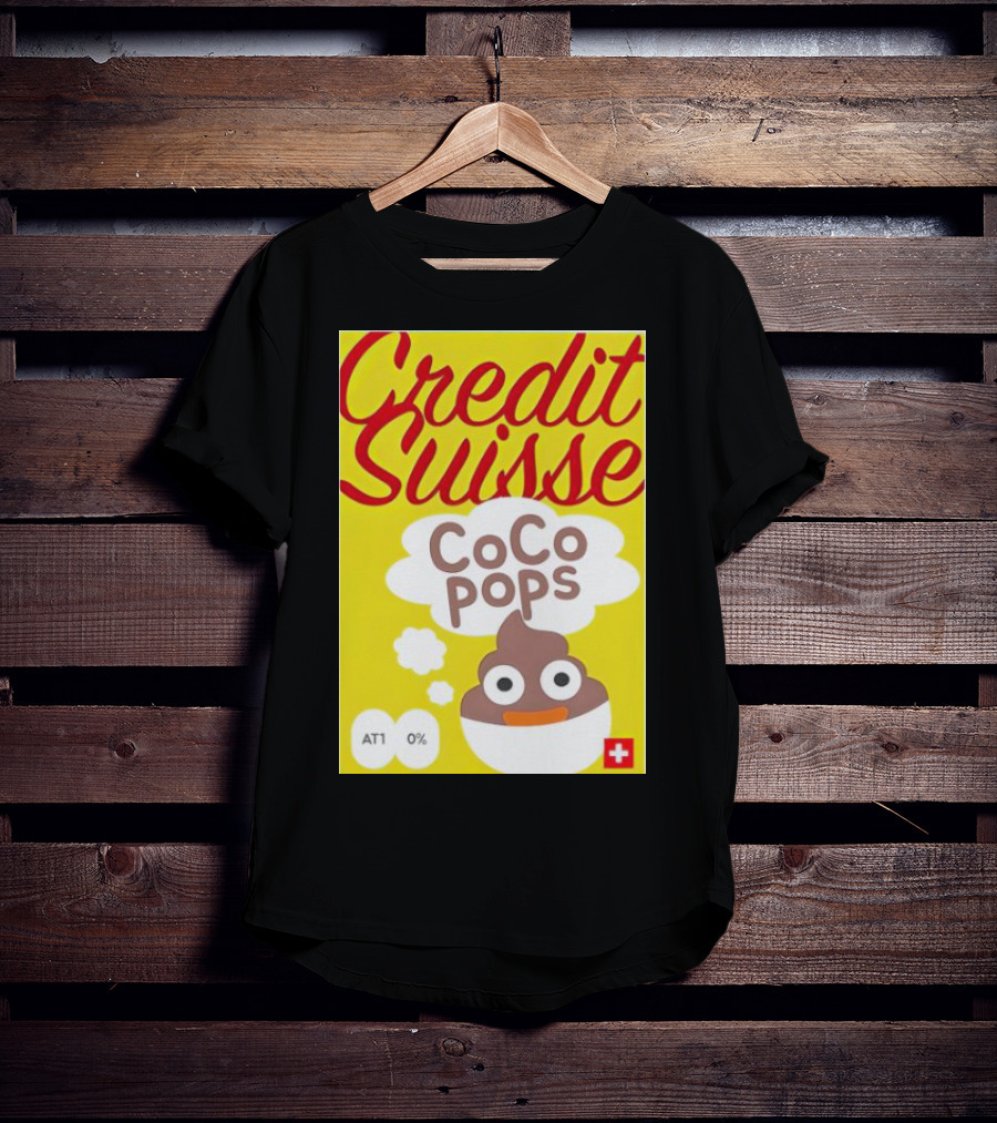 Credit Suisse CoCo Pops Parody Box AT1 0% T-Shirt