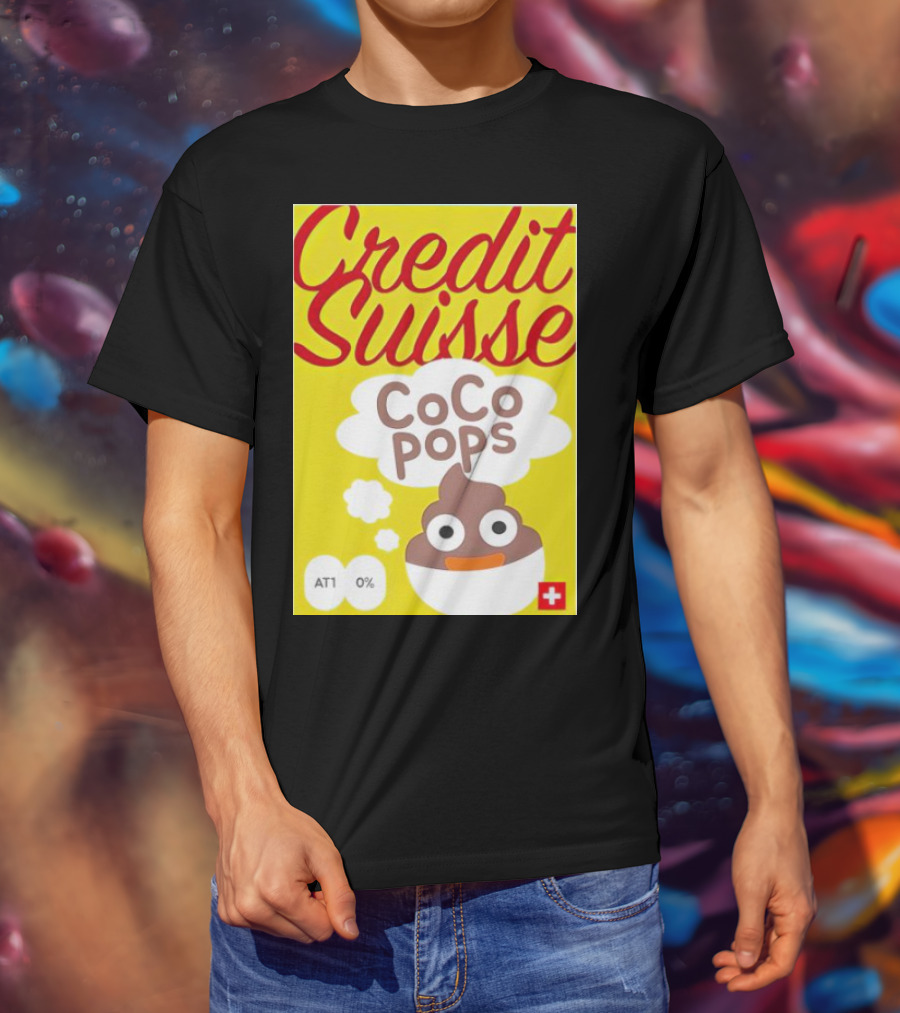 Credit Suisse CoCo Pops Parody Box AT1 0% T-Shirt