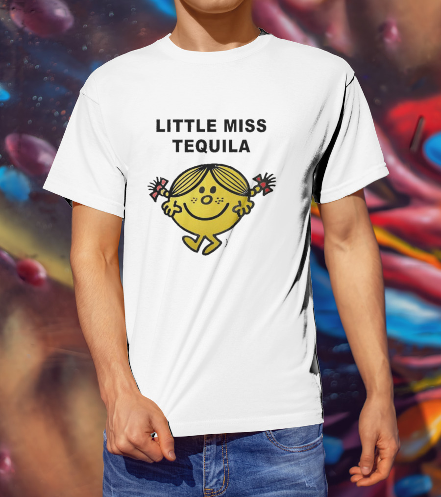 Little Miss Tequila Fun Character T-Shirt