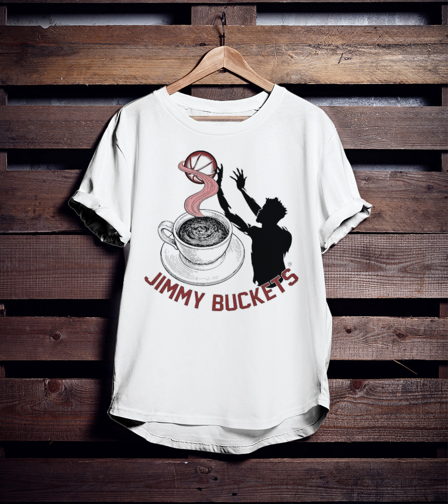 Miami Heat Jimmy Buckets Coffee Basketball T-Shirt