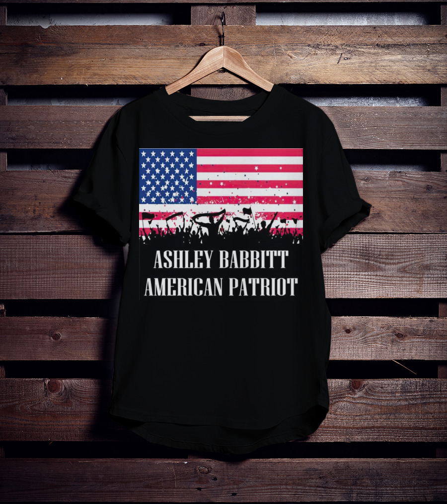 Ashley Babbitt American Patriot USA Flag Protesters T-Shirt