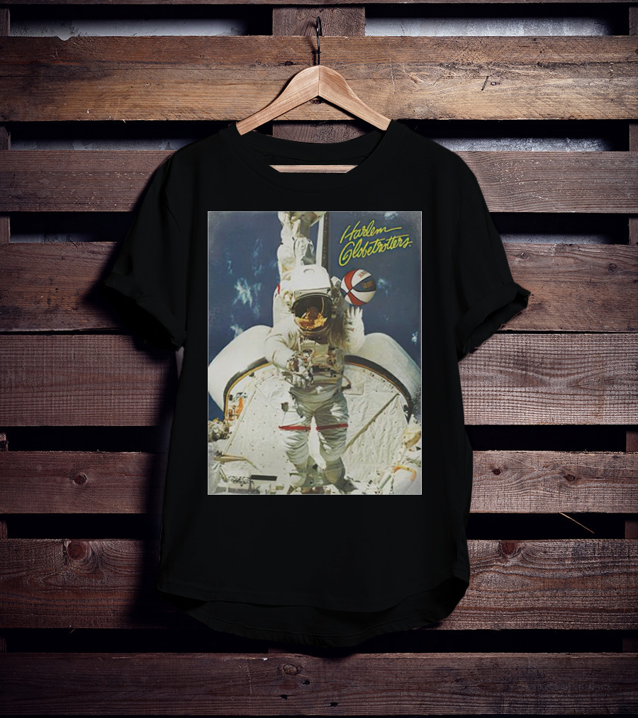 Harlem Globetrotters Astronaut Space Basketball Adventure T-Shirt
