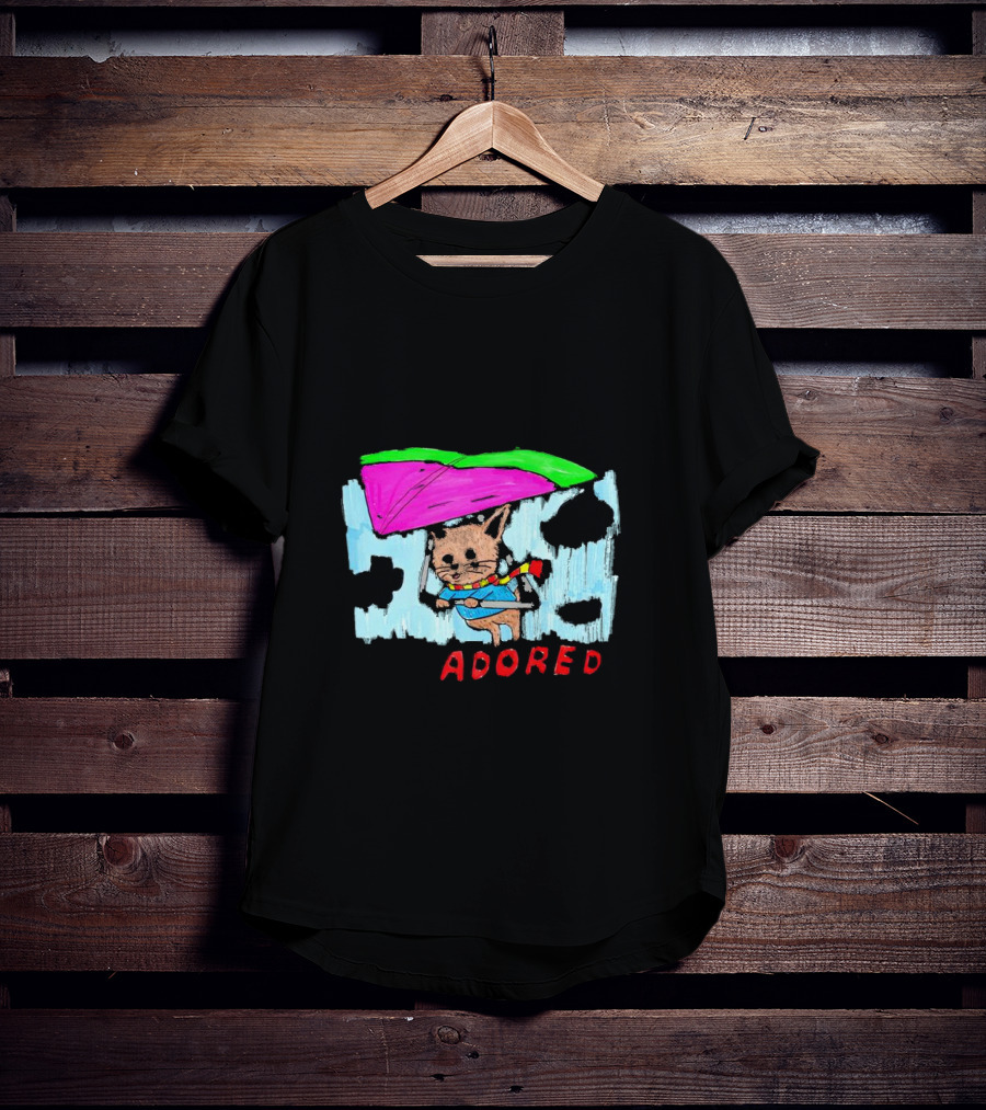I'm Only In The Mood To Be Adored Cat With Kite And Scarf T-Shirt