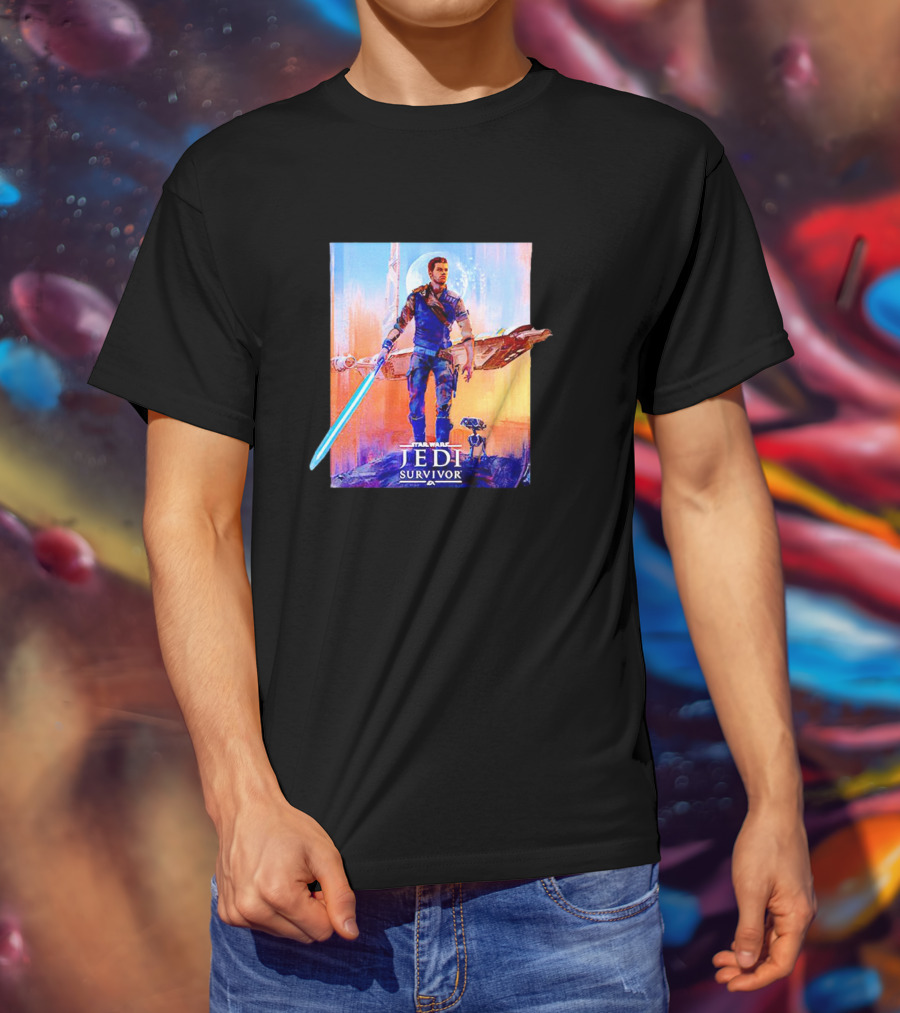 Star Wars Jedi Survivor Deluxe Edition Lightsaber T-Shirt