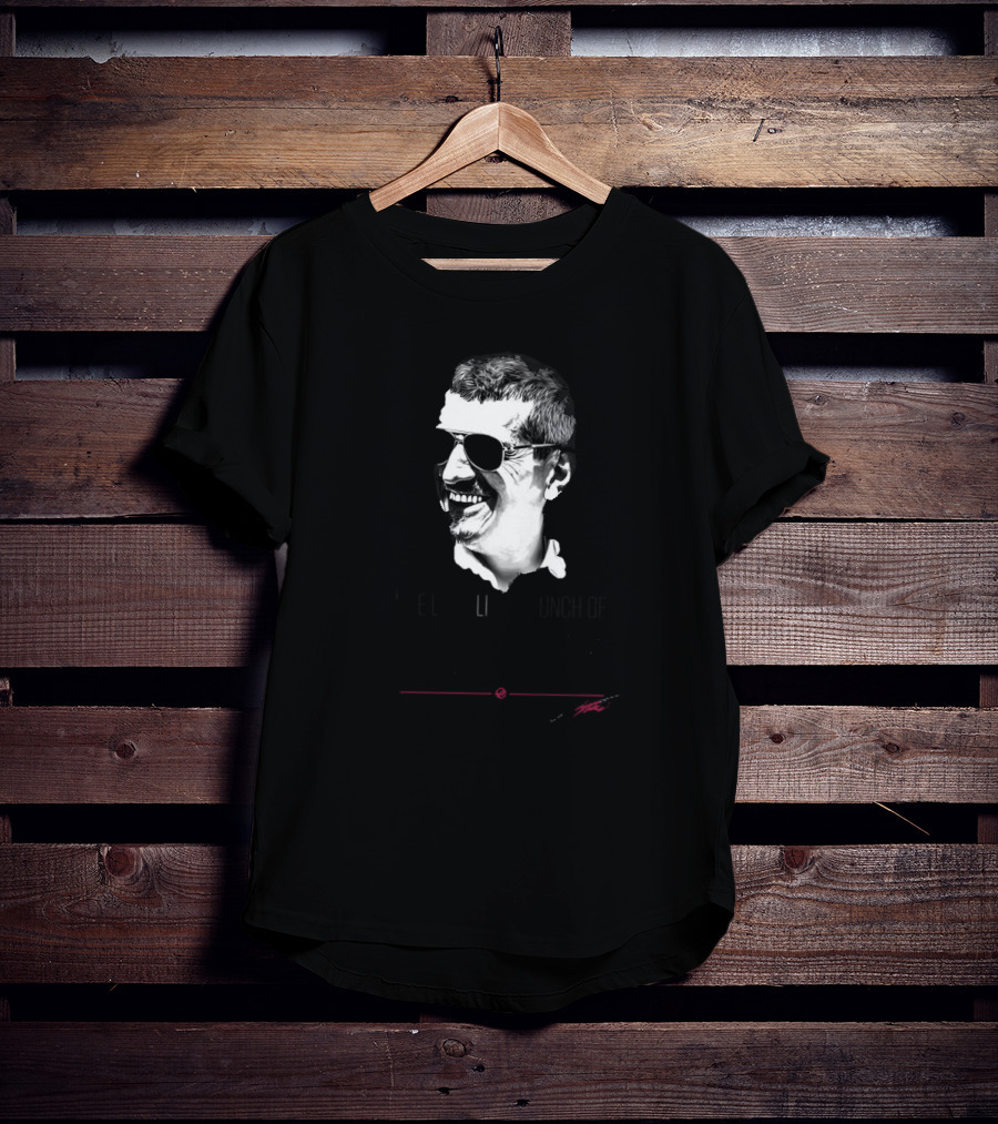 Guenther Steiner We Look Like A Bunch Of Legends Black And White Portrait With Sunglasses T-Shirt