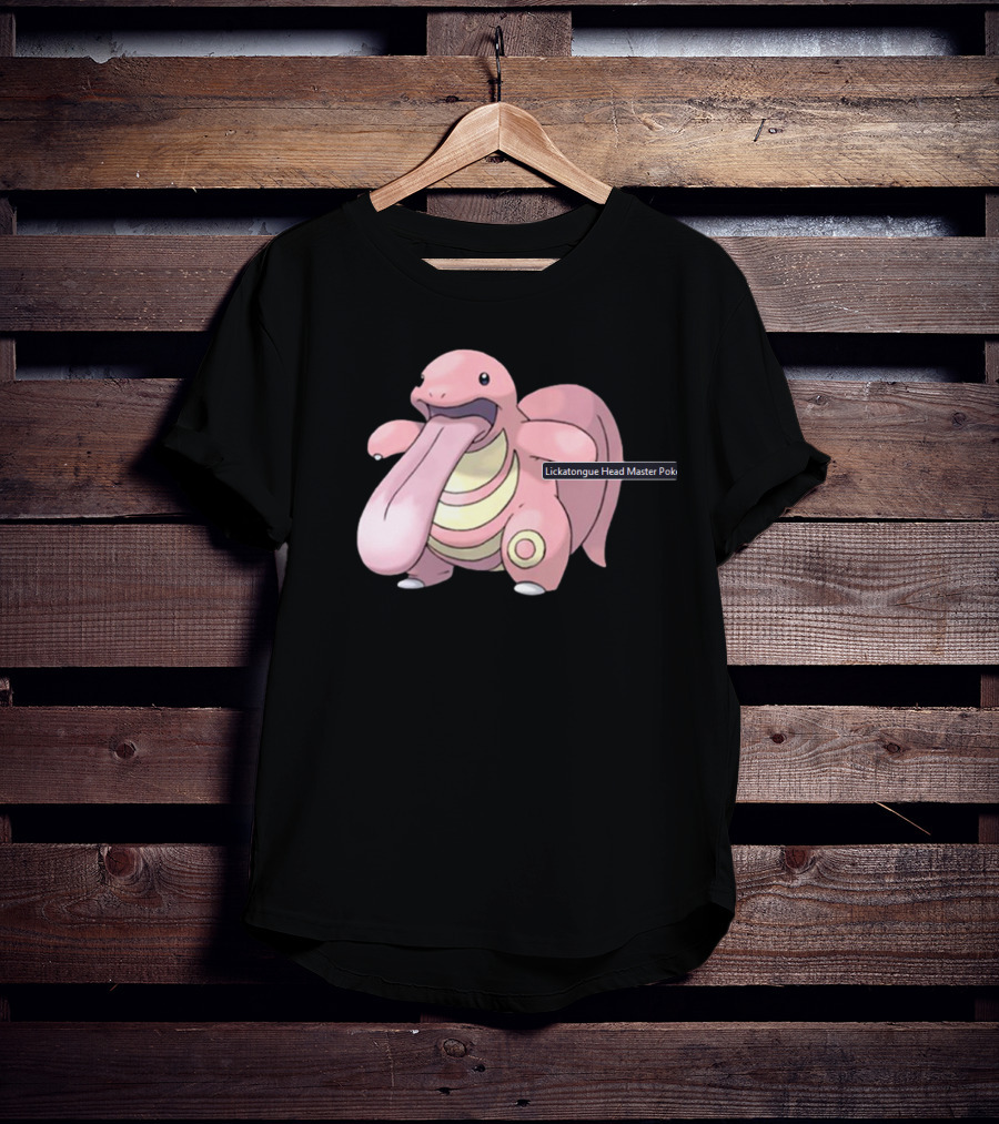 Lickatongue Head Master Pokemon Character Image T-Shirt
