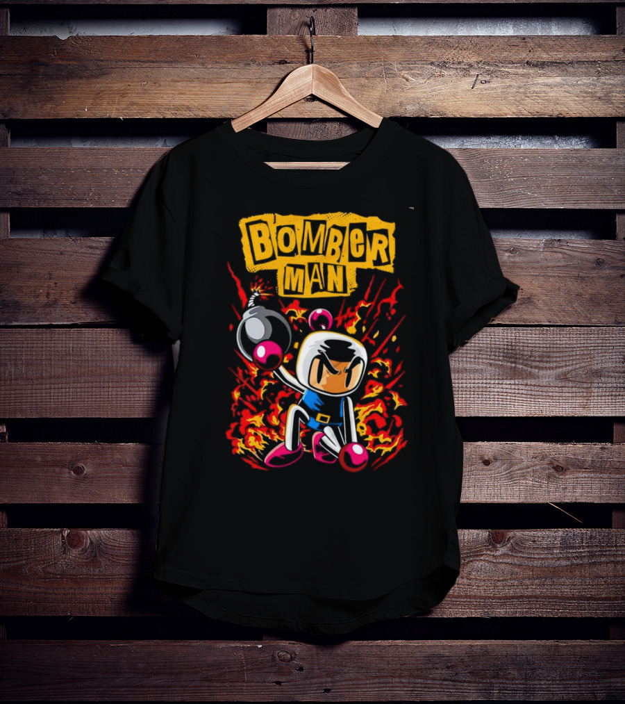 Bomberman Dynamic Action Explosion Iconic T-Shirt