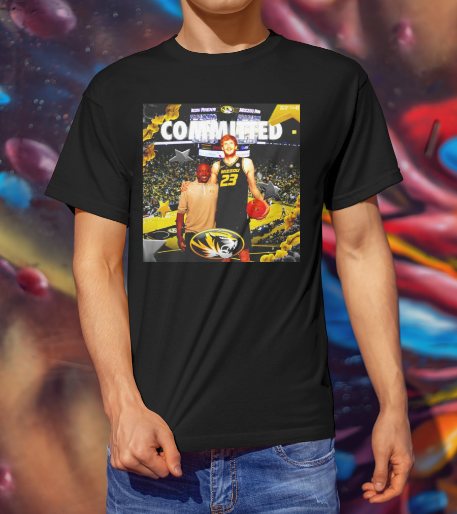 Connor Vanover Mizzou Arena Basketball Commitment With Tigers T-Shirt