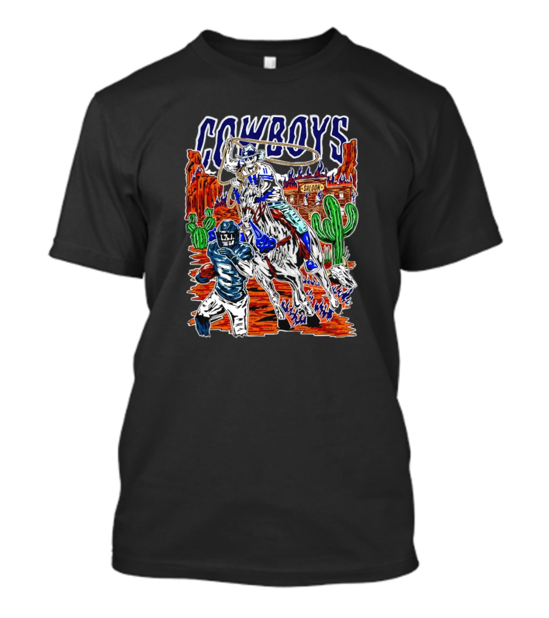 Dallas Cowboys Western Showdown Warren Lotas T-Shirt
