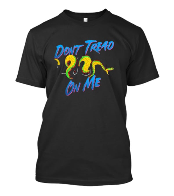 Dont Tread On Me Neon Snake T-Shirt