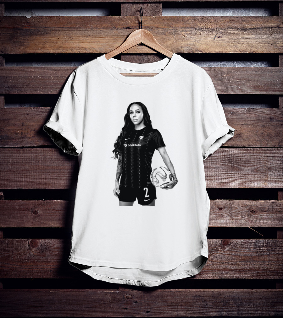 League Sydney Leroux 2 DoorDash Soccer T-Shirt