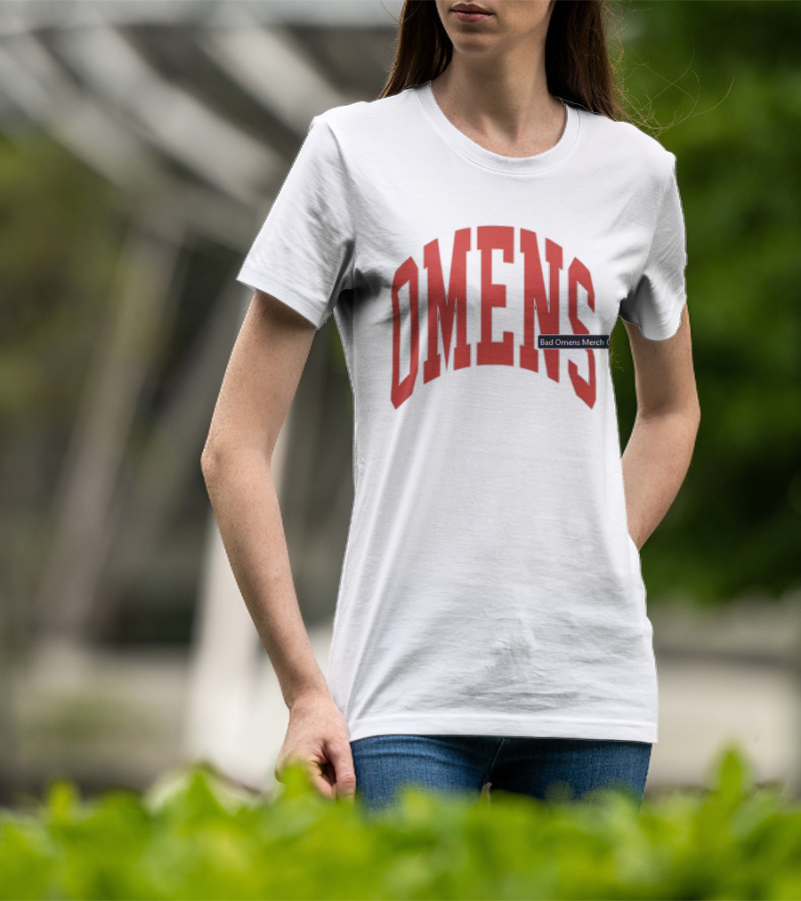 Bad Omens Merch Varsity Omens T-Shirt