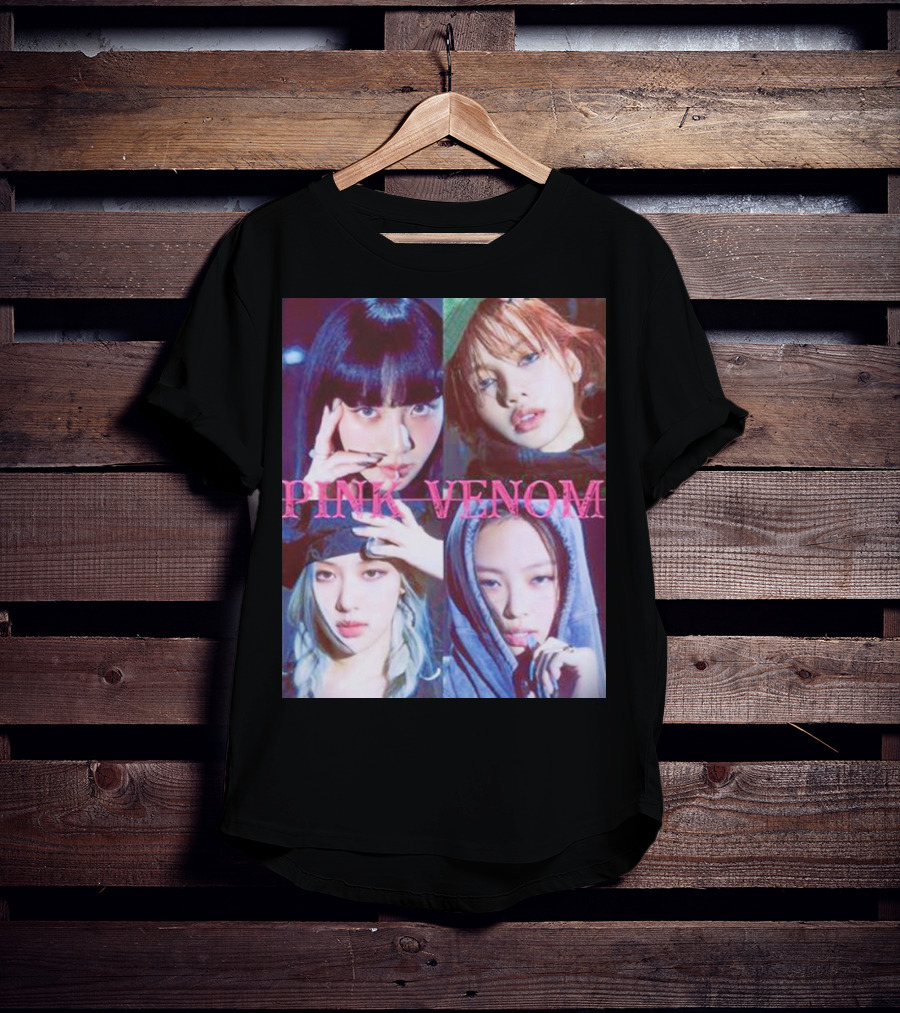 BLACKPINK Born Pink Pink Venom Album Cover T-Shirt