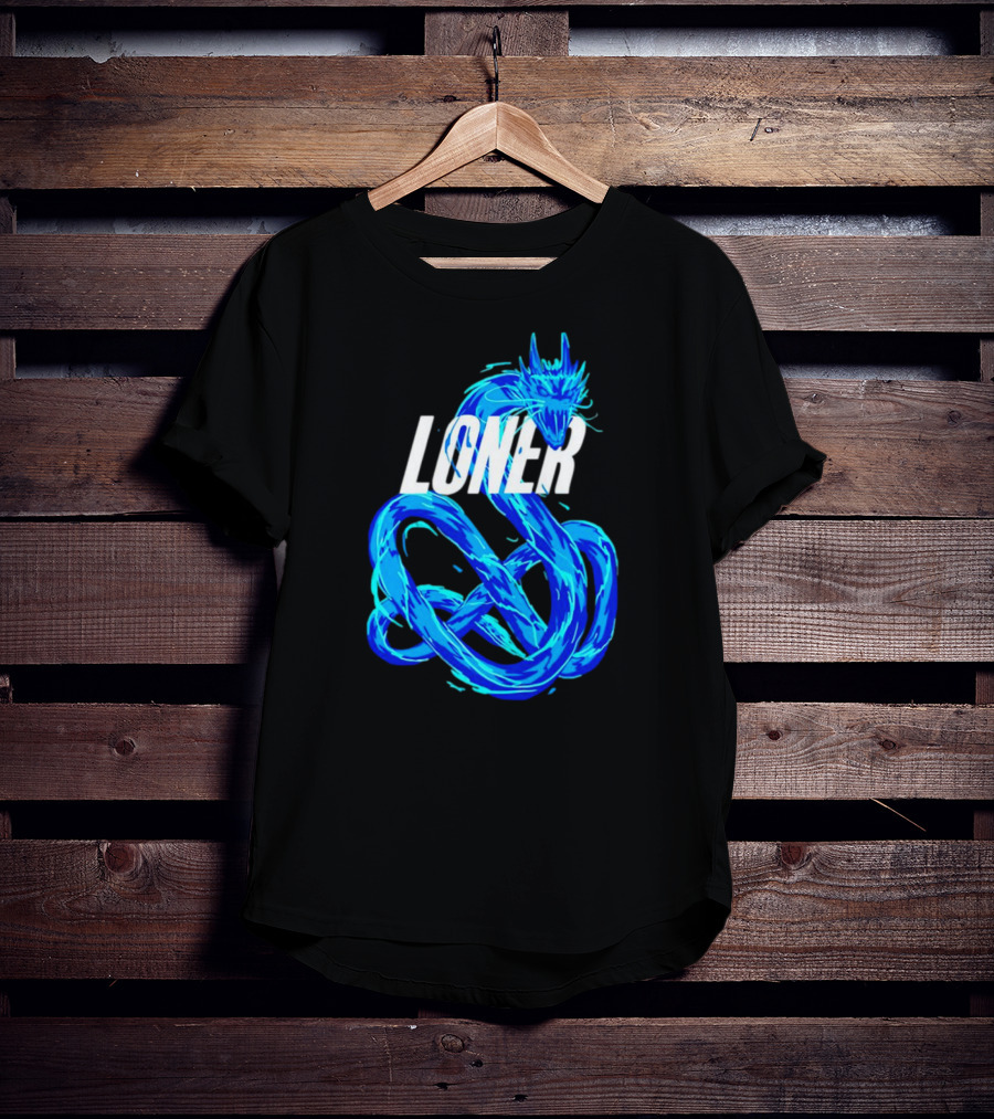 Loner Blue Dragon T-Shirt