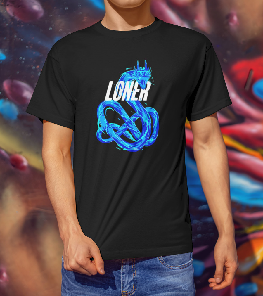 Loner Blue Dragon T-Shirt