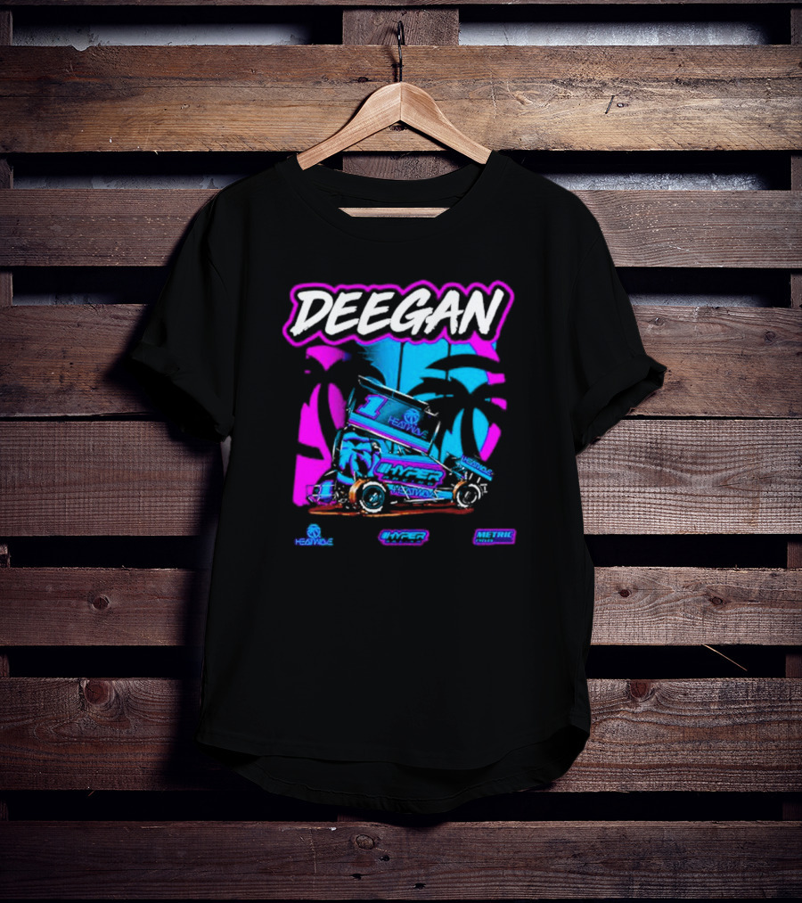 Deegan Hyper Racing Metric Cycles Heatwave Racing Sprint Car T-Shirt