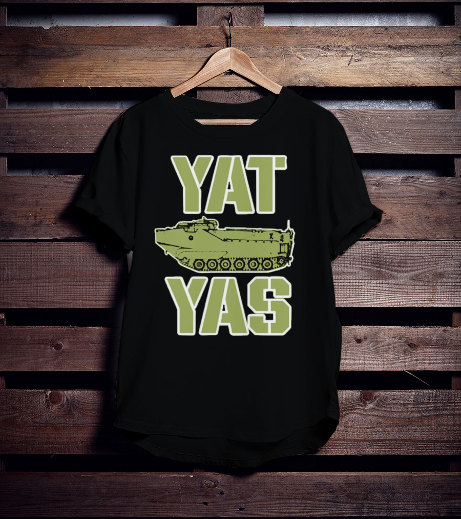 YAT YAS Amphibious Assault Vehicle Text T-Shirt