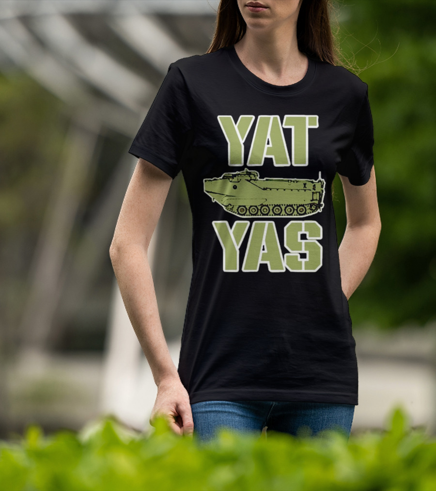 YAT YAS Amphibious Assault Vehicle Text T-Shirt