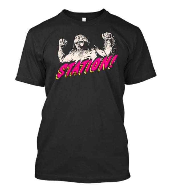 Station Bill And Ted's Bogus Journey Retro Monster T-Shirt