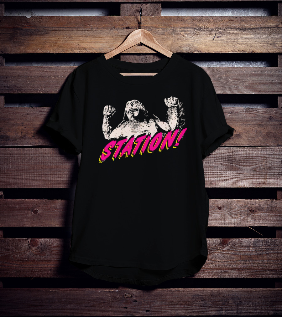 Station Bill And Ted's Bogus Journey Retro Monster T-Shirt
