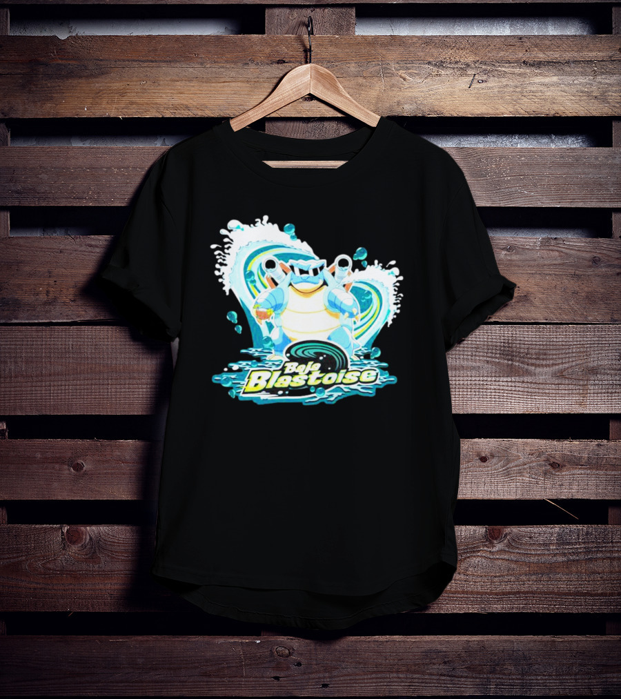 Baja Blastoise Splashing Surf Adventure T-Shirt