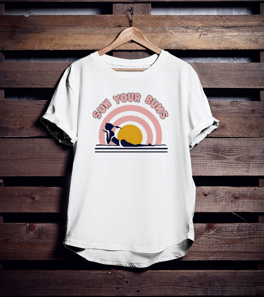 Sun Your Buns Retro Florida Beach Vibes T-Shirt