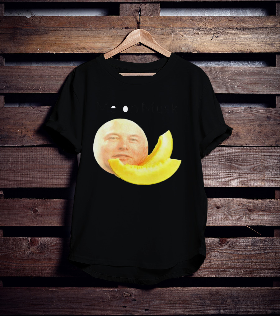 Melon Musk Canary Musk Face With Melon Slice T-Shirt