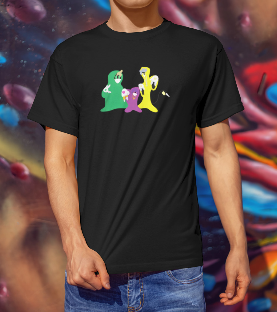 Shadow Wizard Money Gang Colorful Ghosts With Microphones And Spells T-Shirt