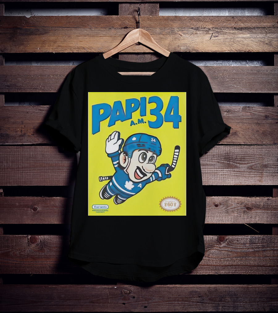 Toronto Maple Leafs Papi 34 A.M. Hockey Toronto Professional Hockey T-Shirt