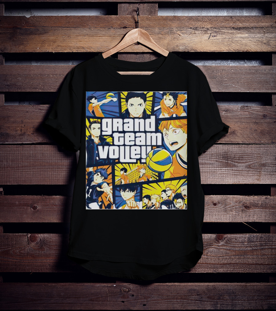 Grand Team Volley Anime Volleyball Characters T-Shirt