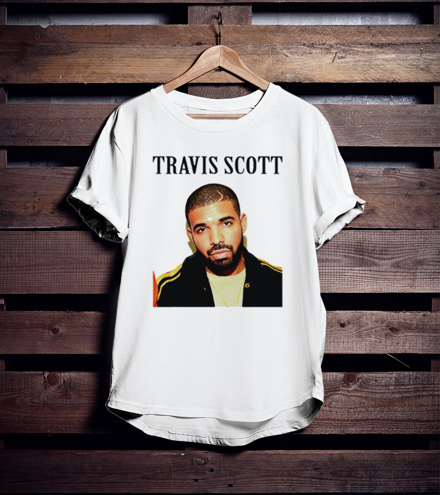 Travis Scott Drake Meme Optical Illusion T-Shirt
