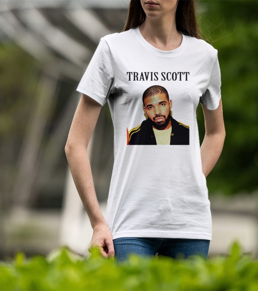 Travis Scott Drake Meme Optical Illusion T-Shirt