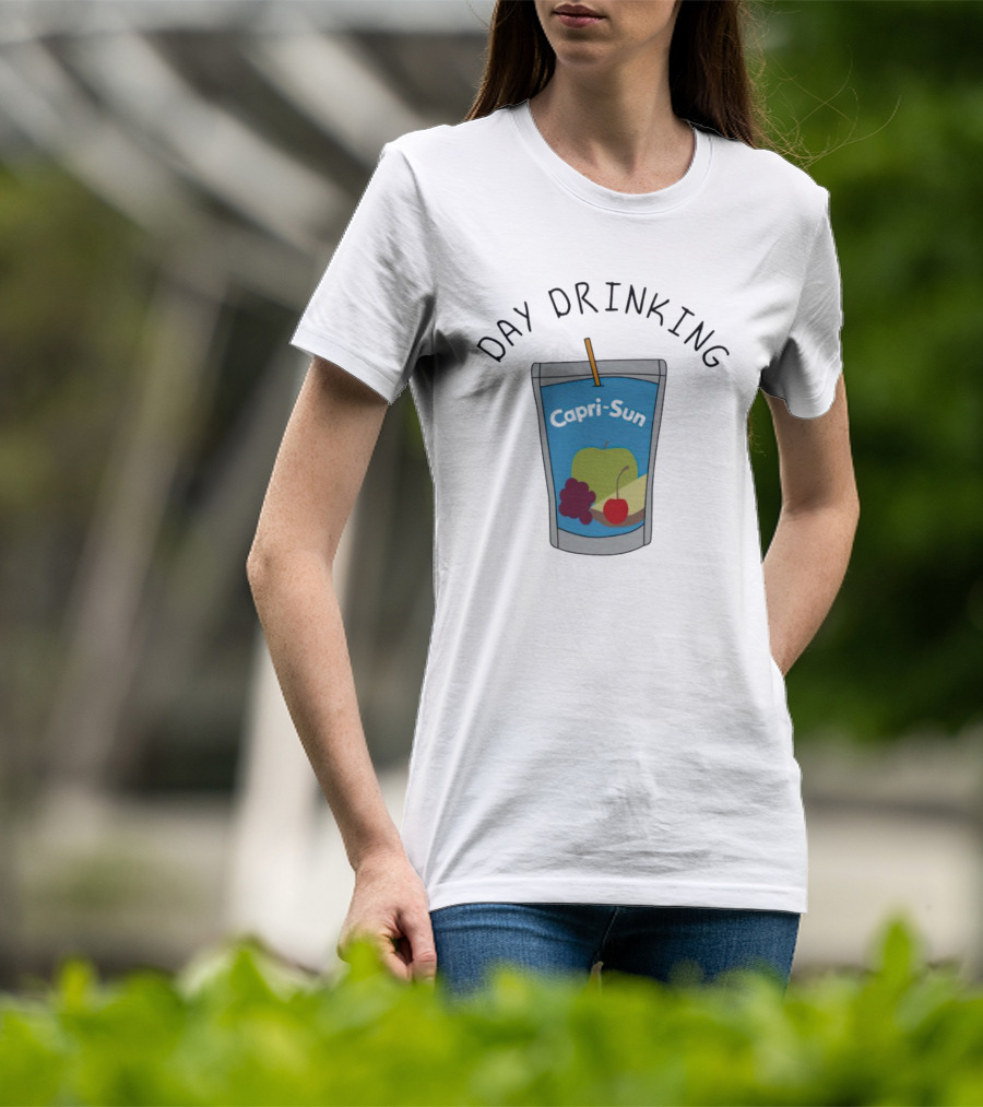Capri-Sun Day Drinking Funny Fruit Pouch T-Shirt