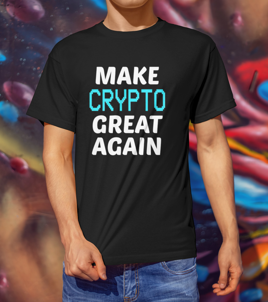 MAKE CRYPTO GREAT AGAIN Retro Pixel T-Shirt