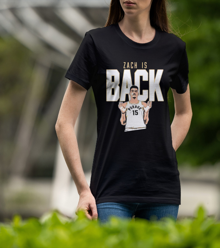 Zach Edey Purdue 15 Zach Is Back T-Shirt
