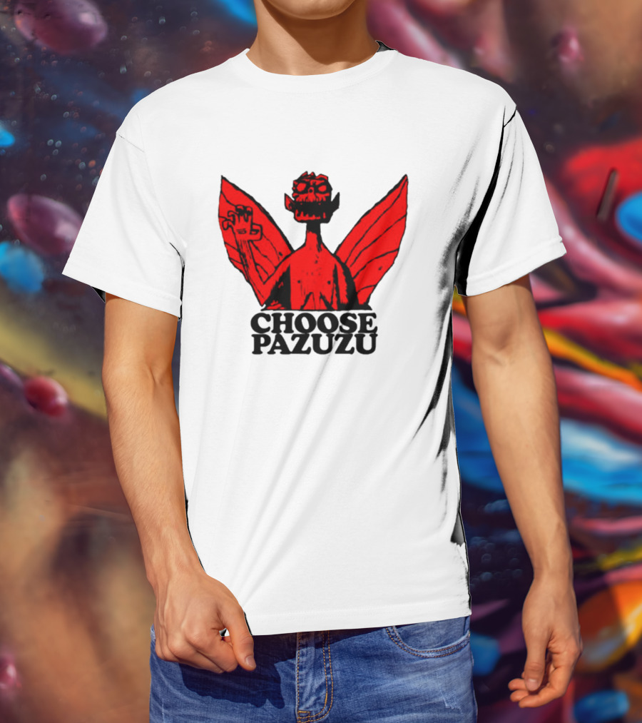 Choose Pazuzu Gorillaz Demon Wings T-Shirt