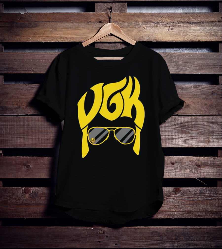 VGK Vegas Golden Knights Sunglasses Hair T-Shirt