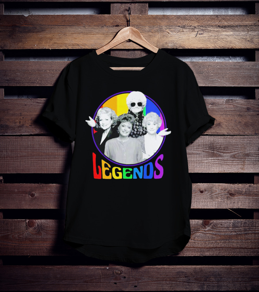 Golden Girls Legends Rainbow Pride T-Shirt