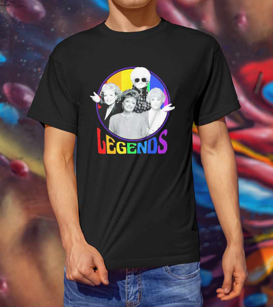 Golden Girls Legends Rainbow Pride T-Shirt