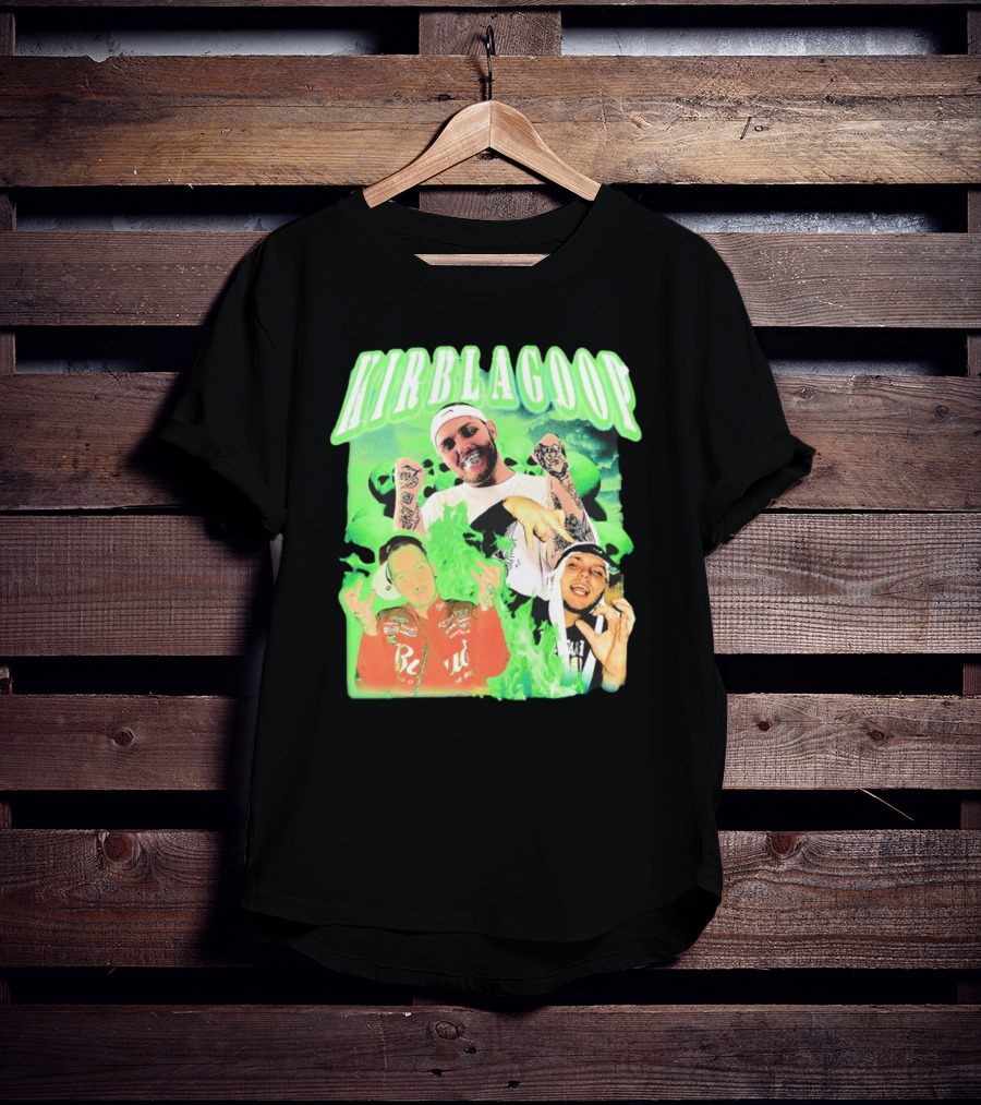 Kirblagoop Vintage Graphic With Tattoos And Racing Jacket T-Shirt