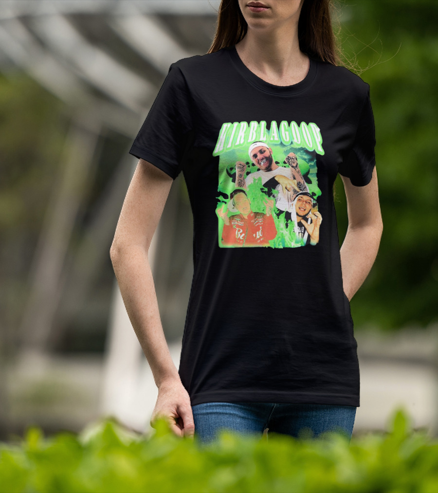 Kirblagoop Vintage Graphic With Tattoos And Racing Jacket T-Shirt