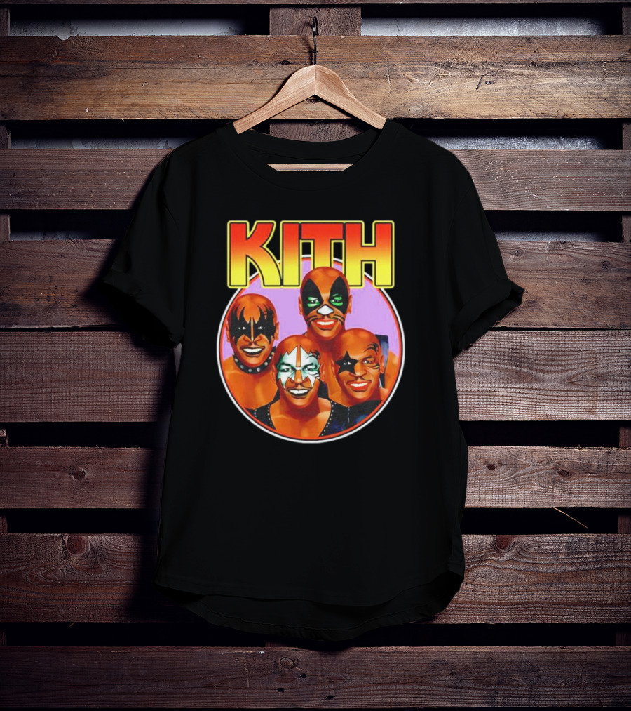 KITH Mike Tyson Kiss Band Makeup Group Image T-Shirt