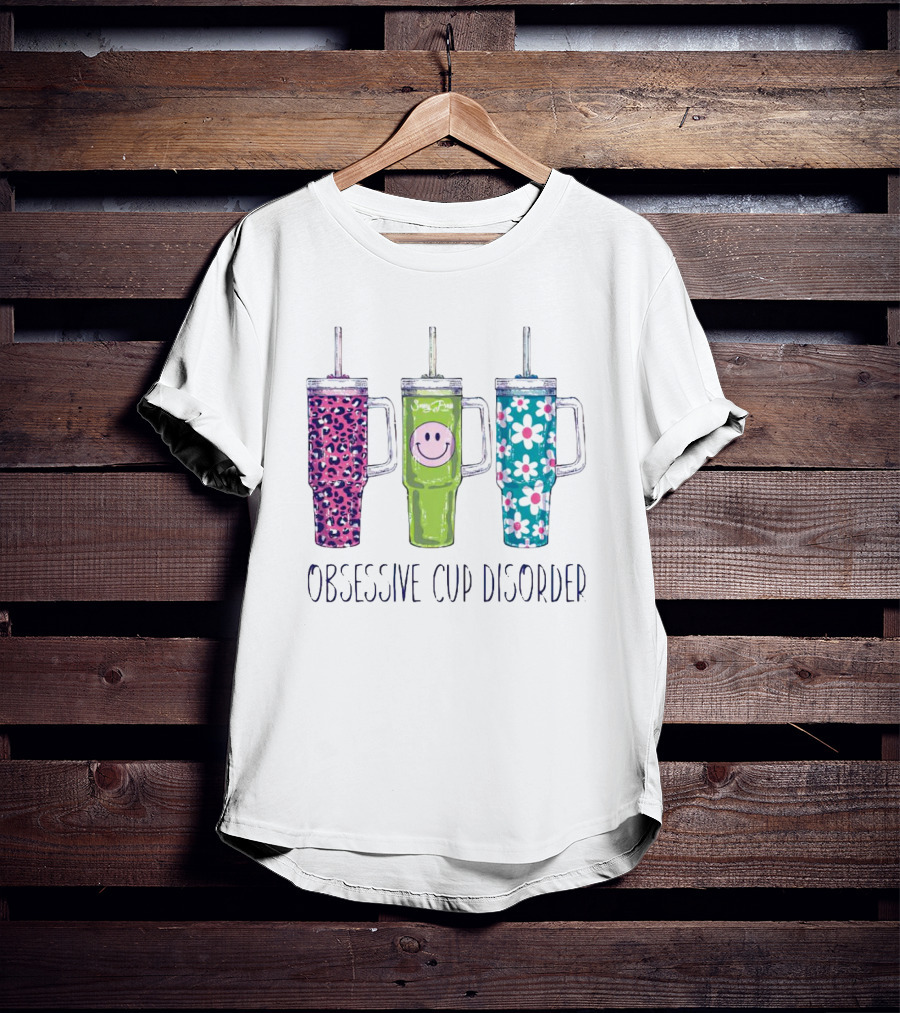 Obsessive Cup Disorder Leopard Smile Daisy T-Shirt