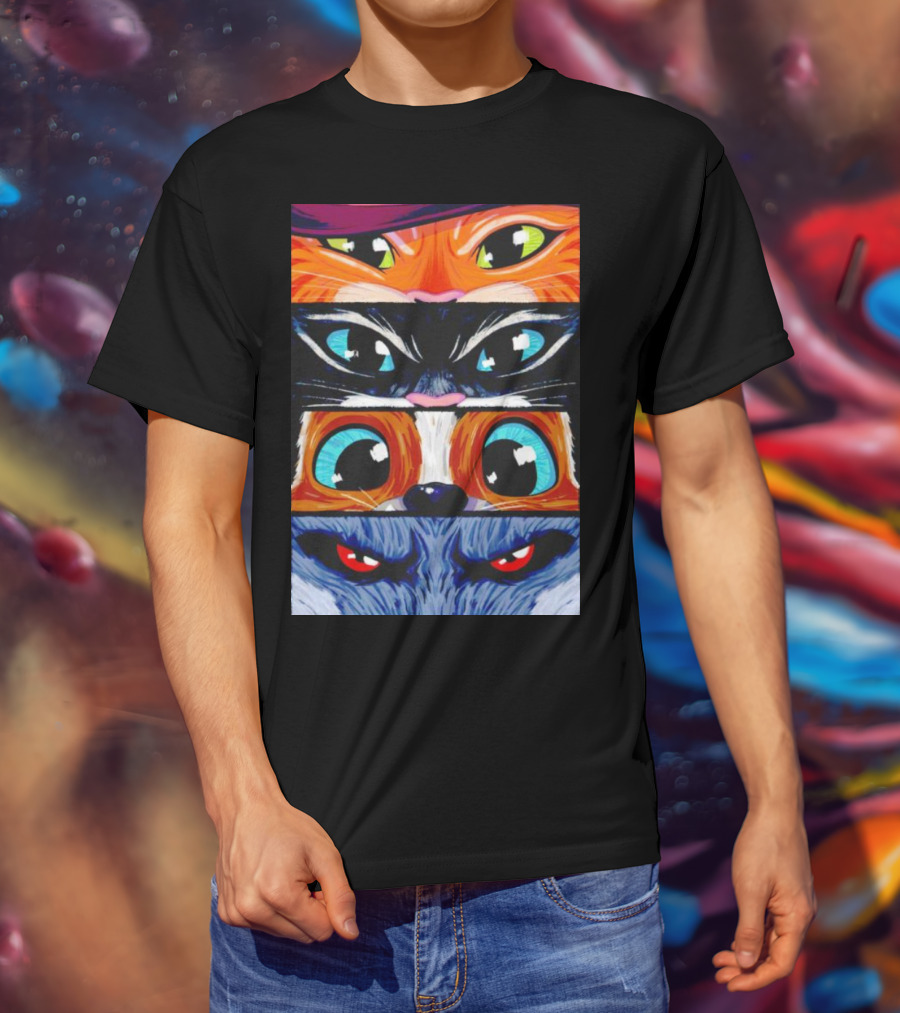 Puss In Boots Eye Expressions Collection T-Shirt