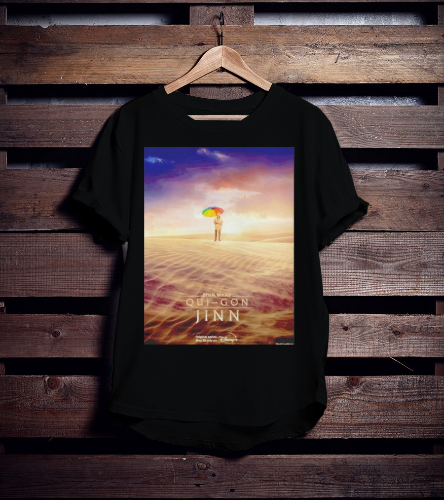 Star Wars Qui-Gon Jinn Desert Scene Disney Plus Series T-Shirt