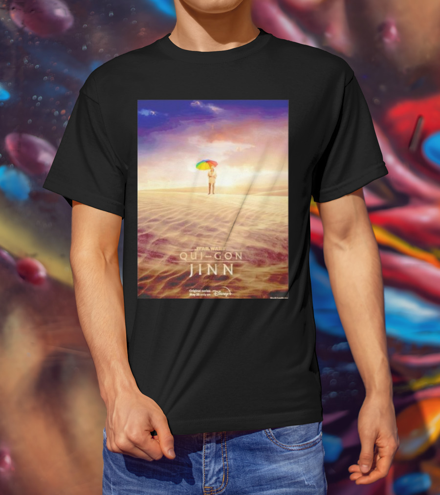 Star Wars Qui-Gon Jinn Desert Scene Disney Plus Series T-Shirt