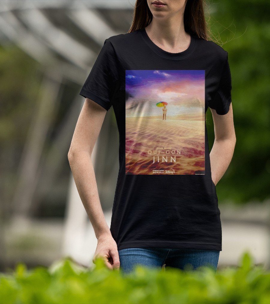 Star Wars Qui-Gon Jinn Desert Scene Disney Plus Series T-Shirt