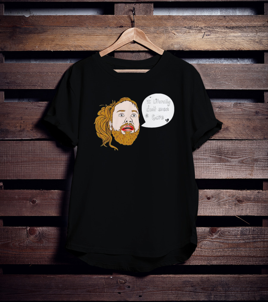 I Literally Don’t Even Care Comic T-Shirt